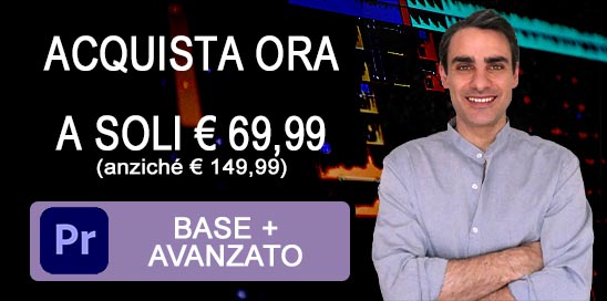 Offerta corso completo Adobe Premiere Pro CC